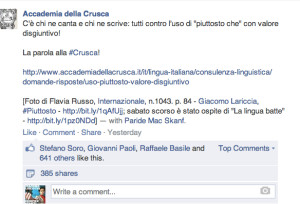 accademia della crusca